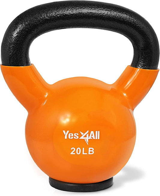 Rubber Base Kettlebell Set for Women - Versatile Strength Training Weights (10-65 lbs)